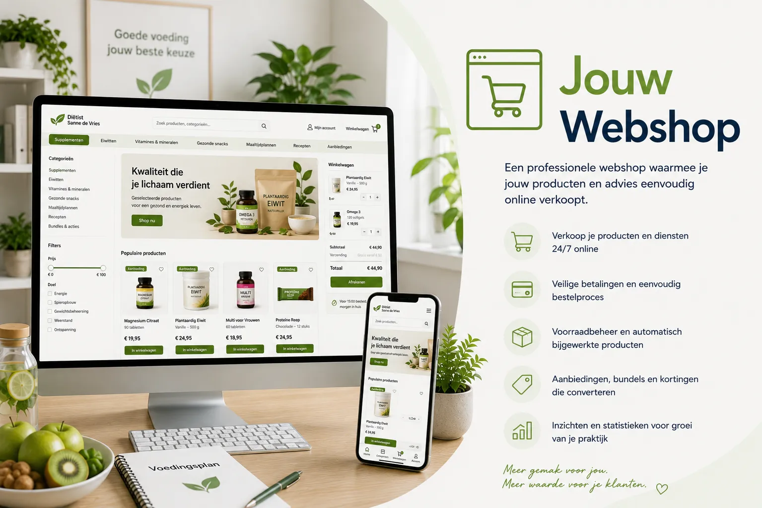 Bekijk het webshop-voorbeeld